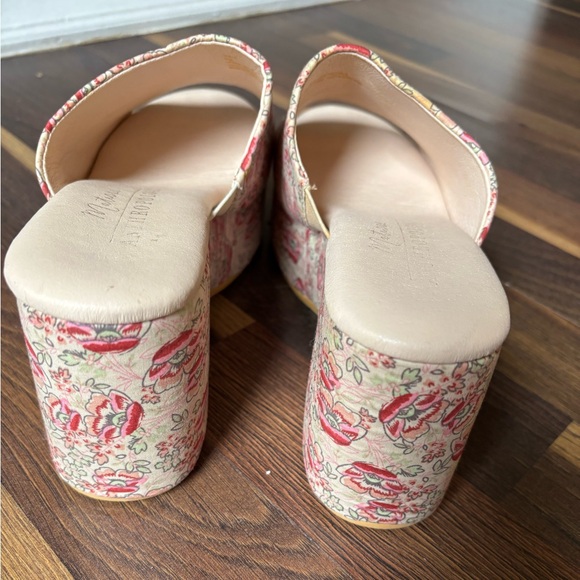 Anthropologie Matisse Terry Floral Platform Sandals Size 6 - Picture 8 of 11